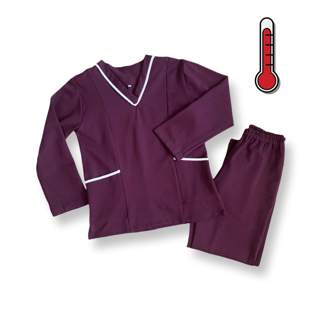 Berry Long Sleeve Uniform