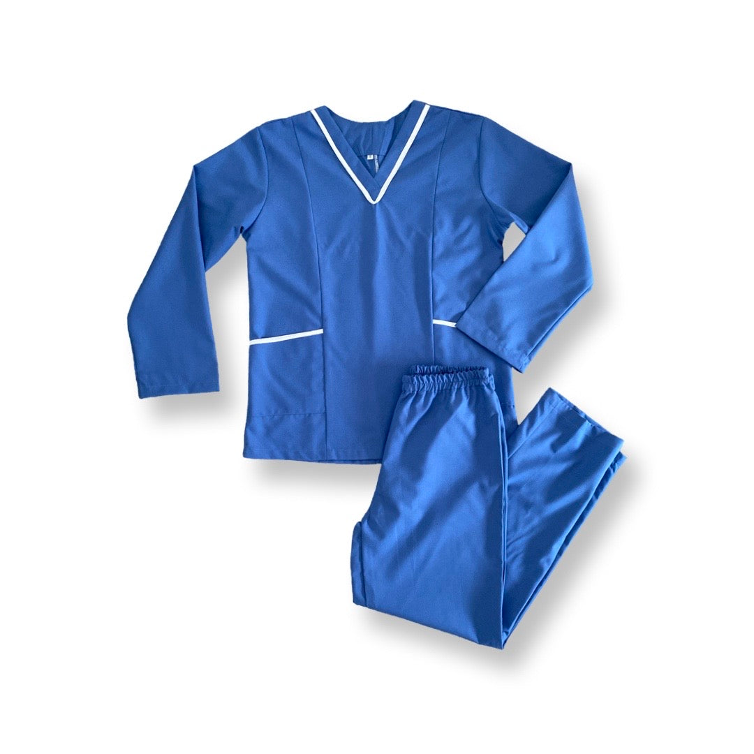 Ocean Blue Long Sleeve Uniform