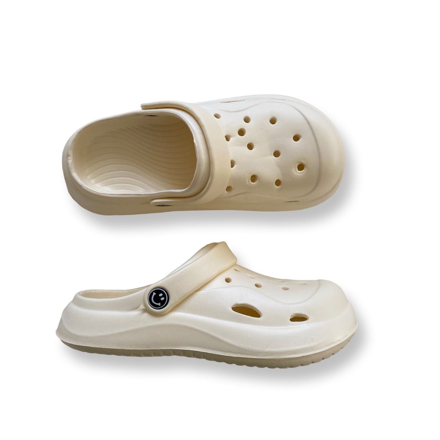 Smile Off-white Clog