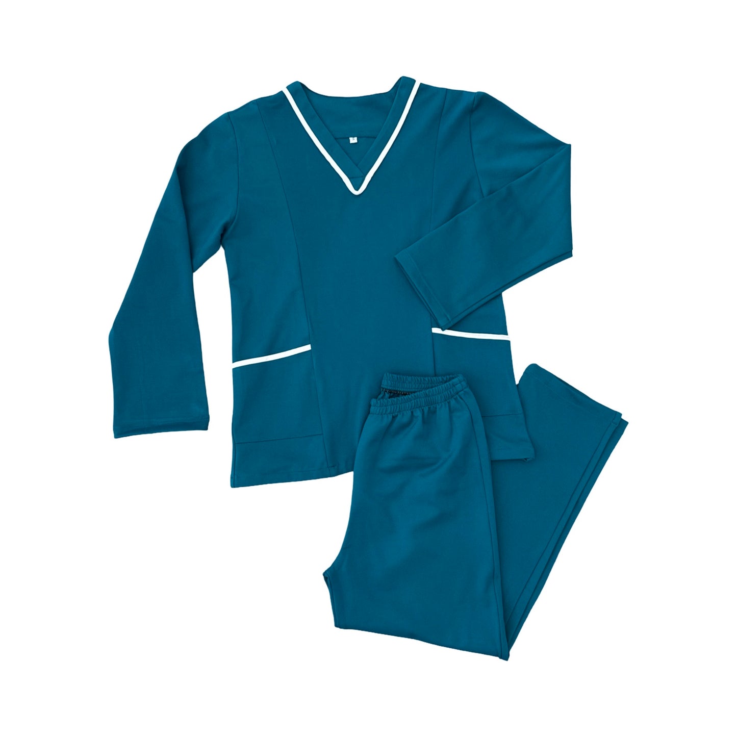 Dark Turquoise Long Sleeve Uniform