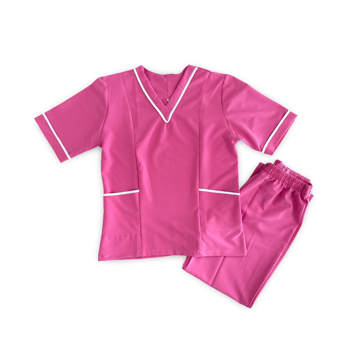 Dark Pink Short Sleeve Uniform