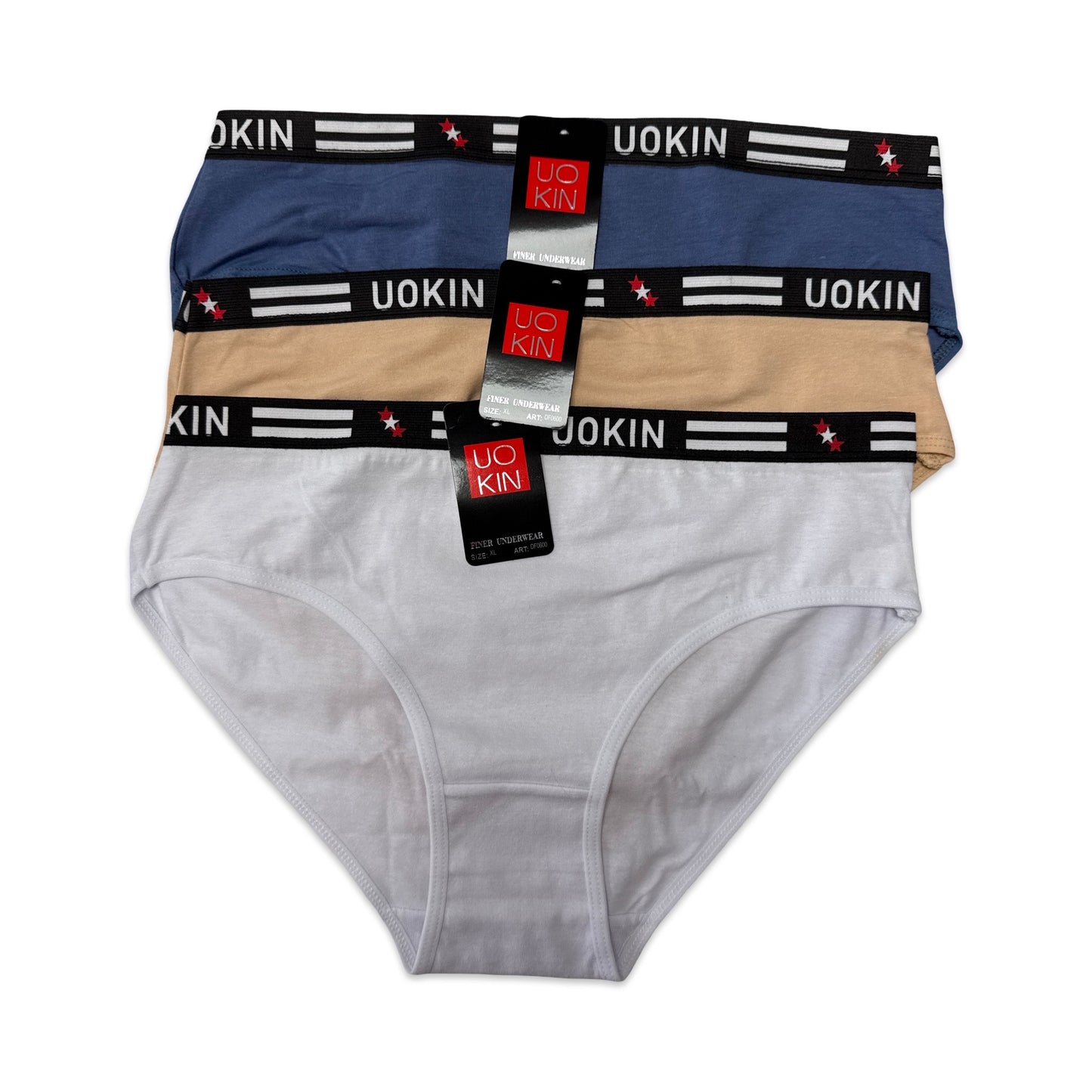 3-Pack Cotton Women’s Underwear 100/100 COTTON