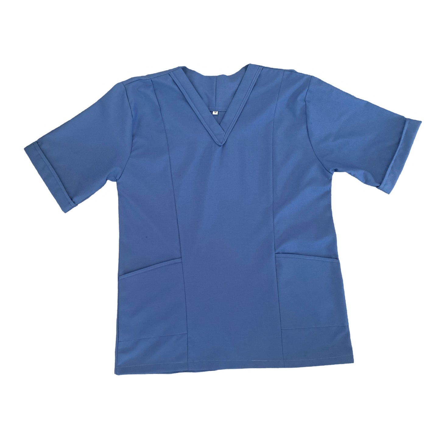 Plain Ocean Blue Short Sleeve Uniform