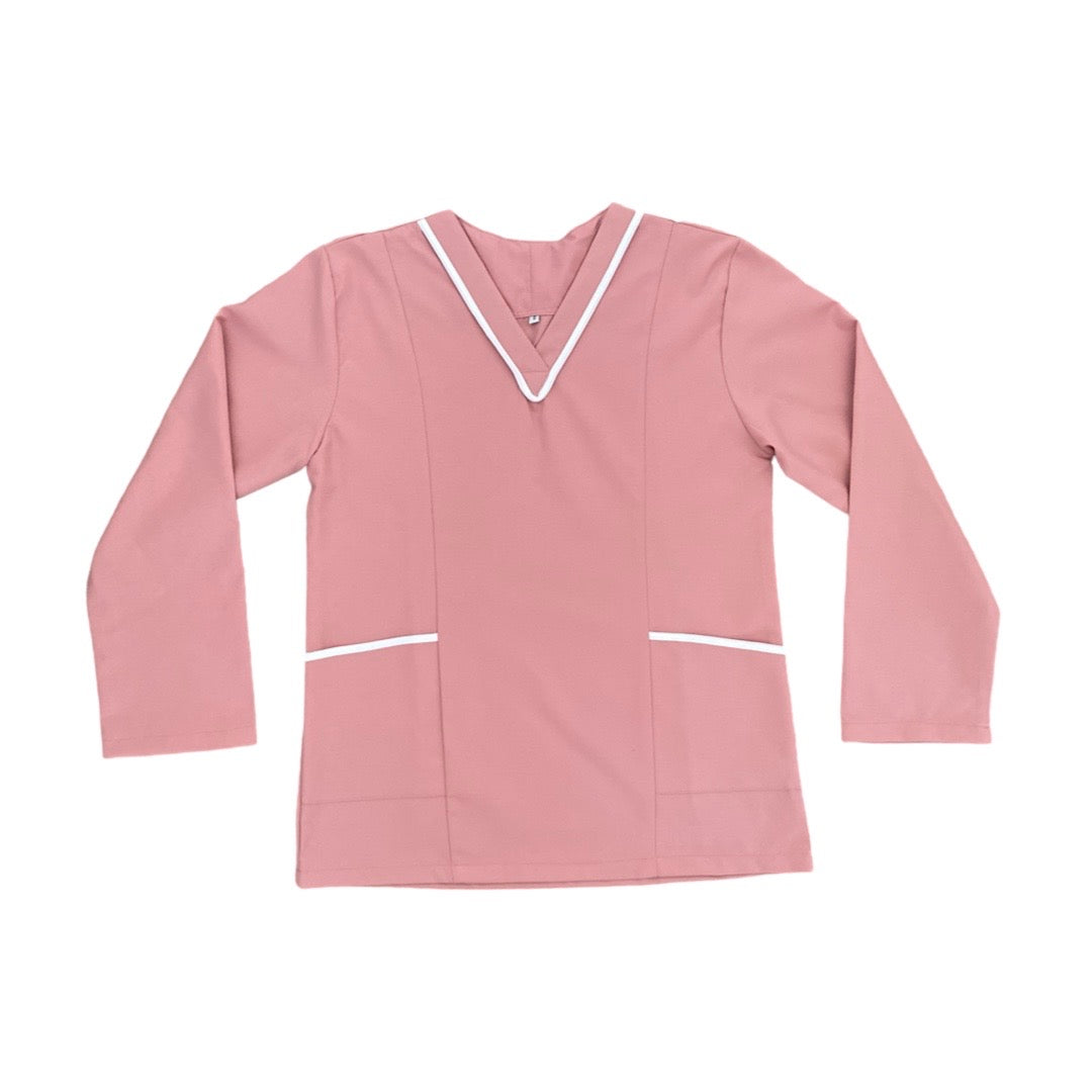 Rose Pink Long Sleeve Uniform