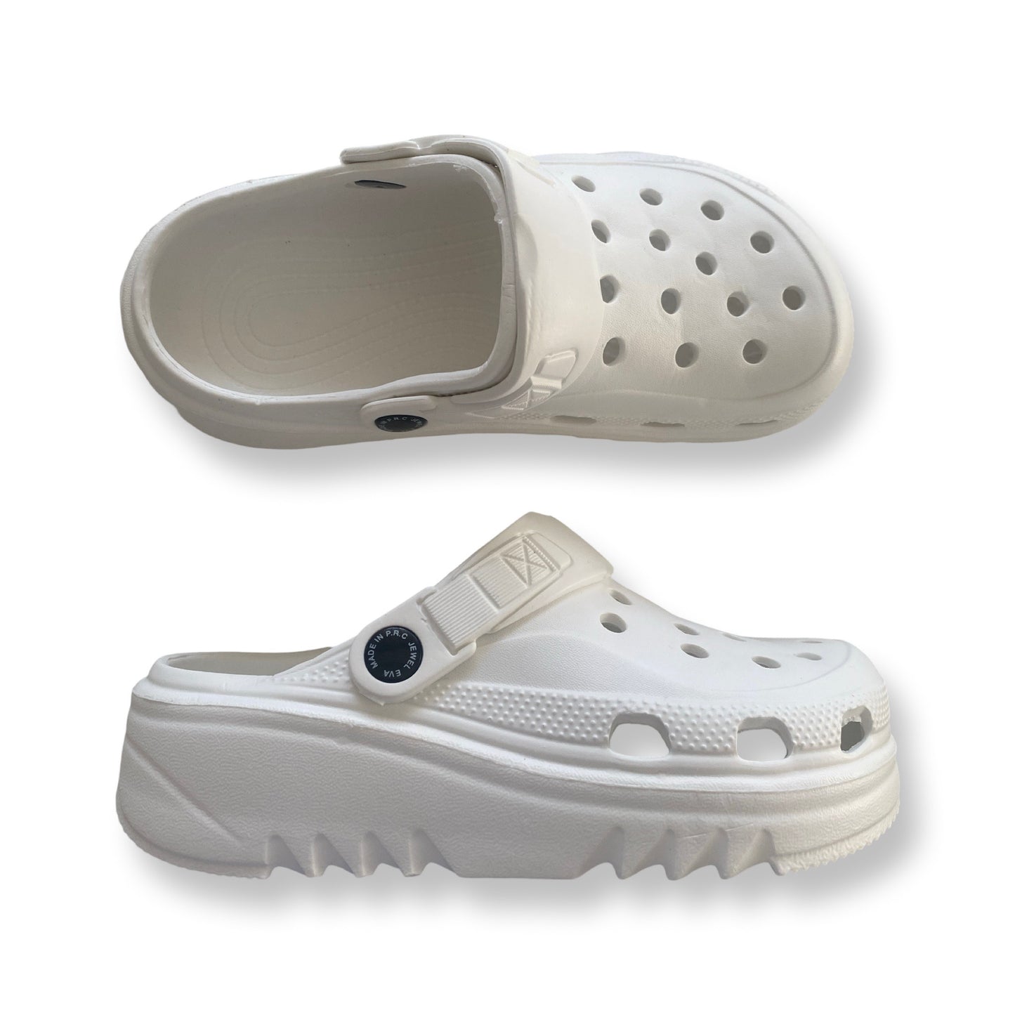 Jewel White Clog