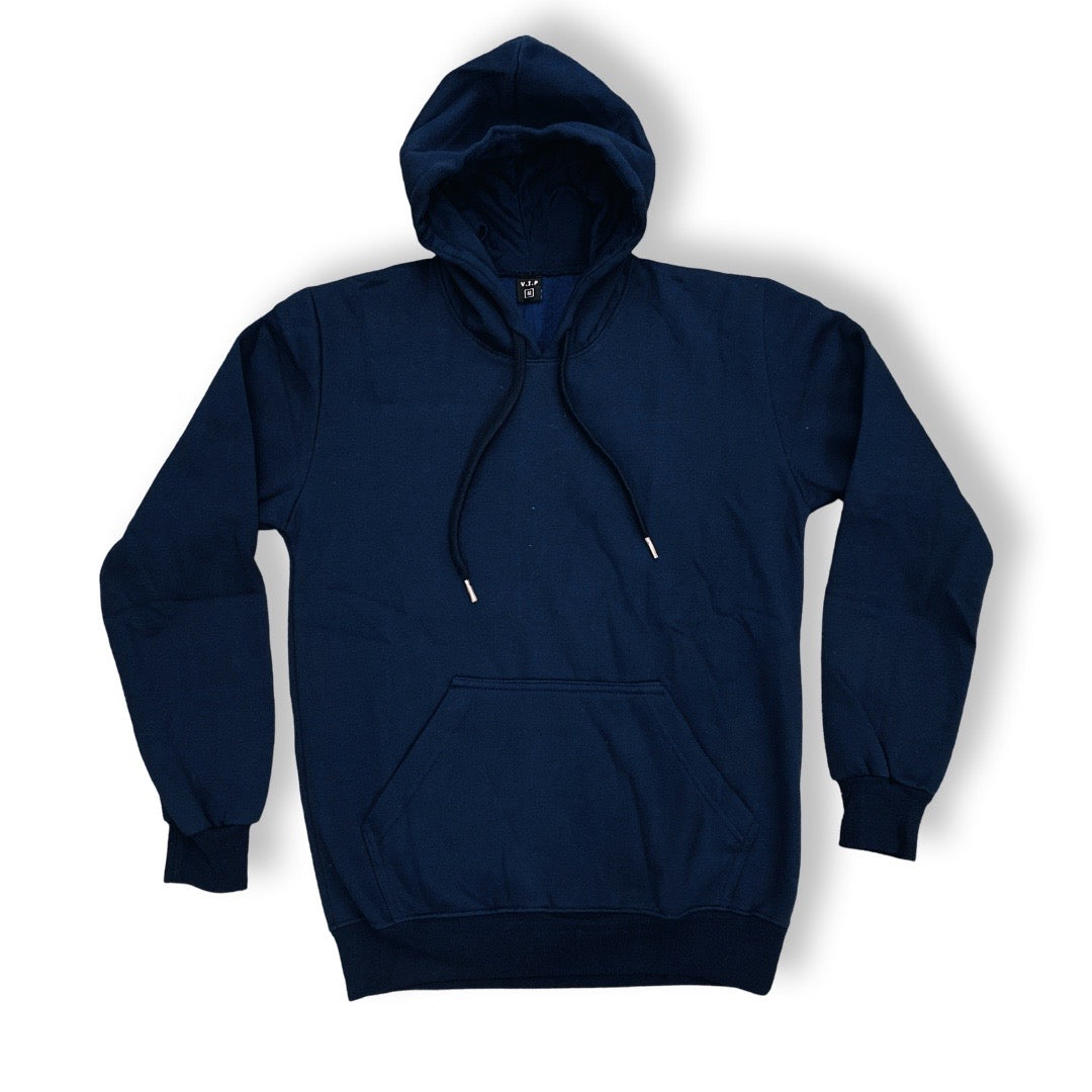 Navy Cotton Hoodie