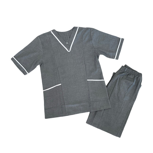 Light Charcoal Short Sleeve Uniform