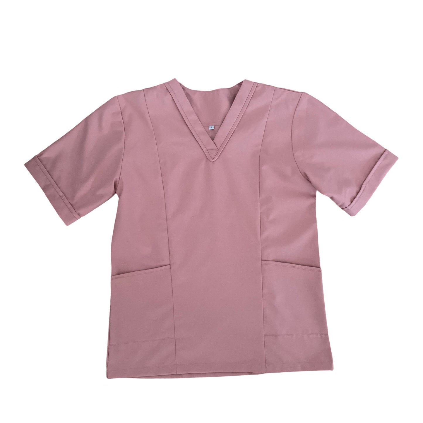 Plain Rose Pink Short Sleeve Uniform