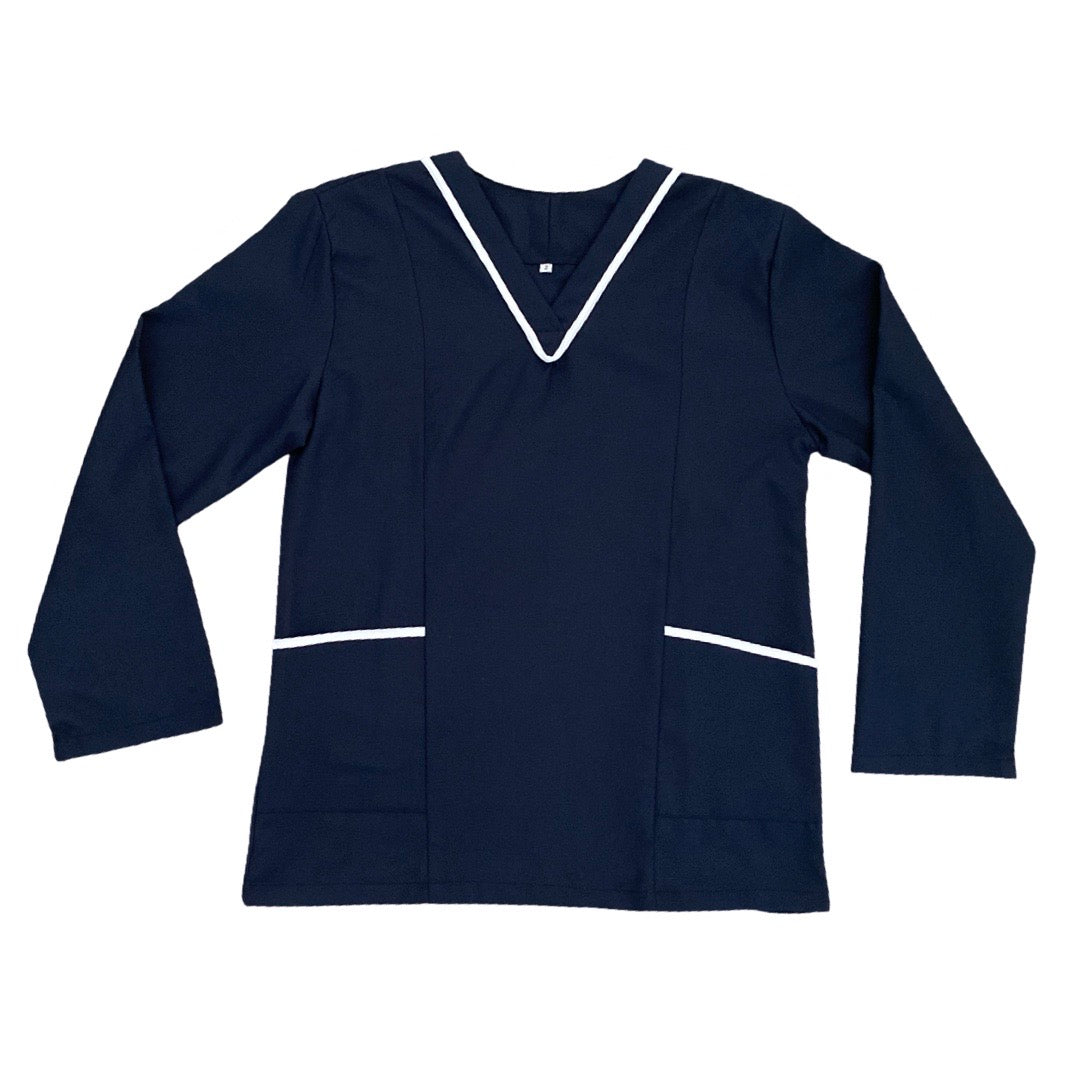 Navy-White Long Sleeve Uniform