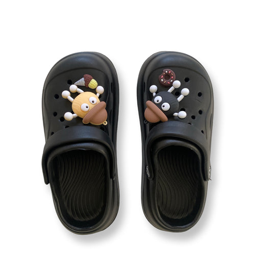 Smile Black Clog