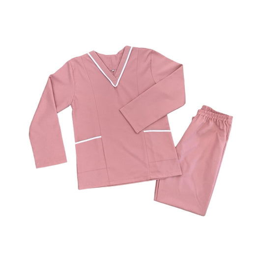 Rose Pink Long Sleeve Uniform