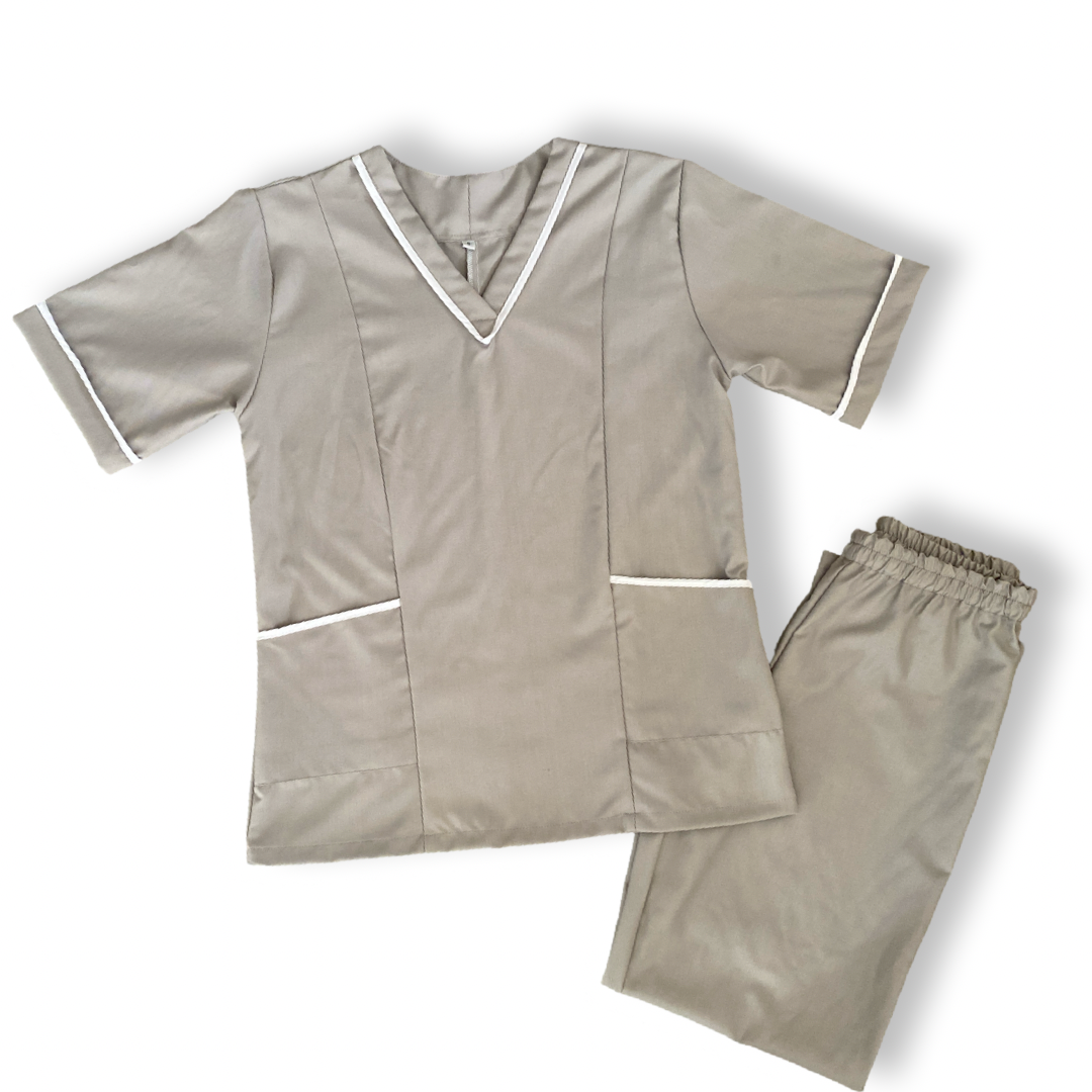 Light Gray Short Sleeve Uniform