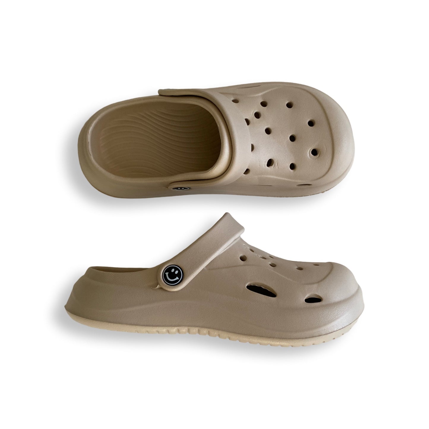 Smile Beige Clog