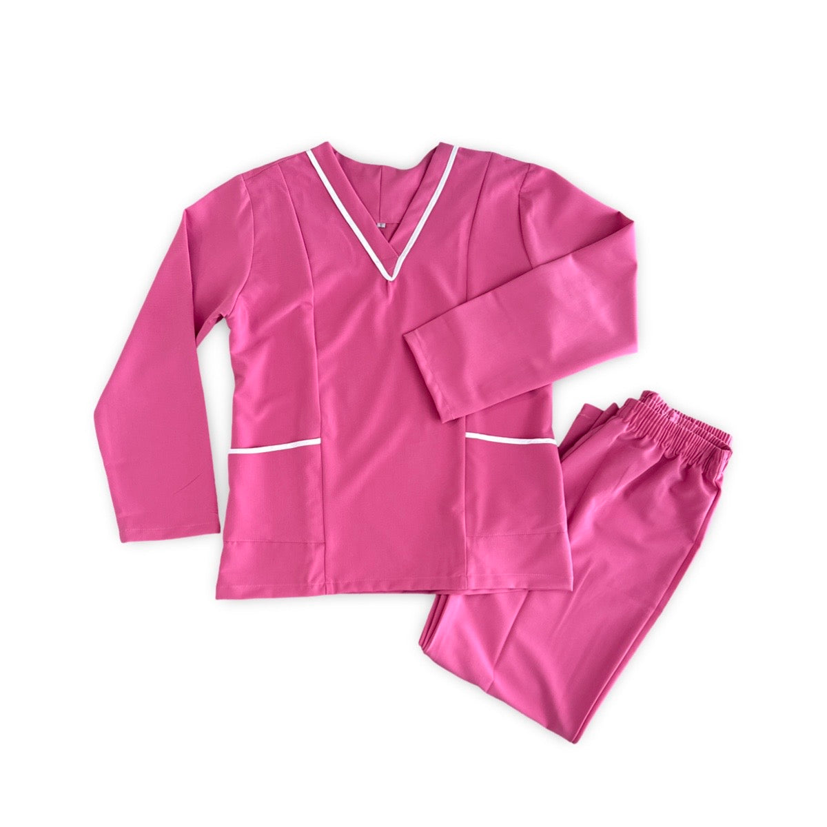 Dark Pink Long Sleeve Uniform
