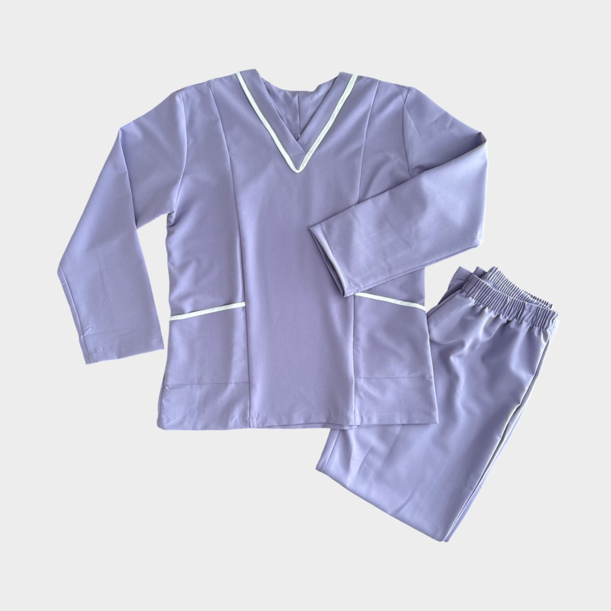 Autumn Long Sleeves Purple Set