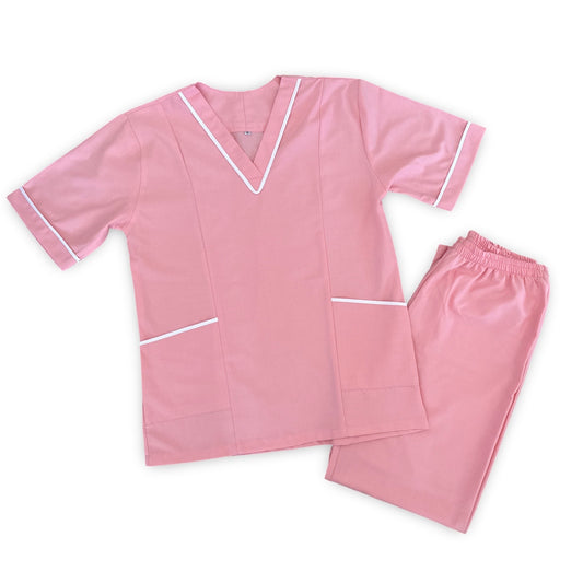 Pink Short Sleeve Uniform