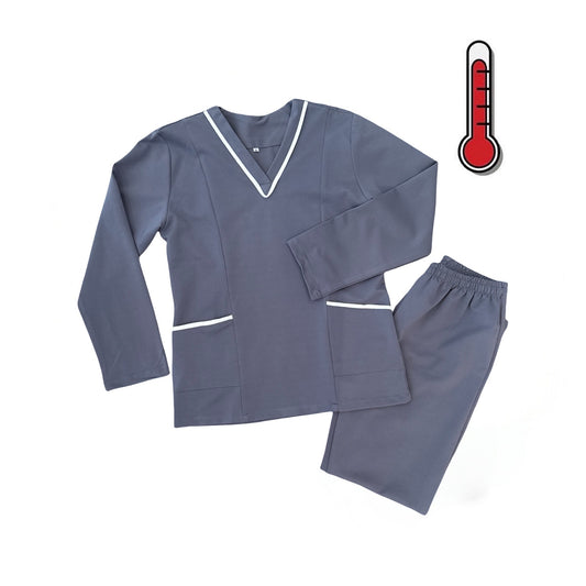 Gray Long Sleeve Uniform