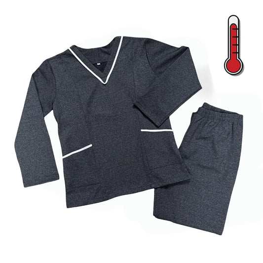 Charcoal Grey Warm Long Sleeve Uniform