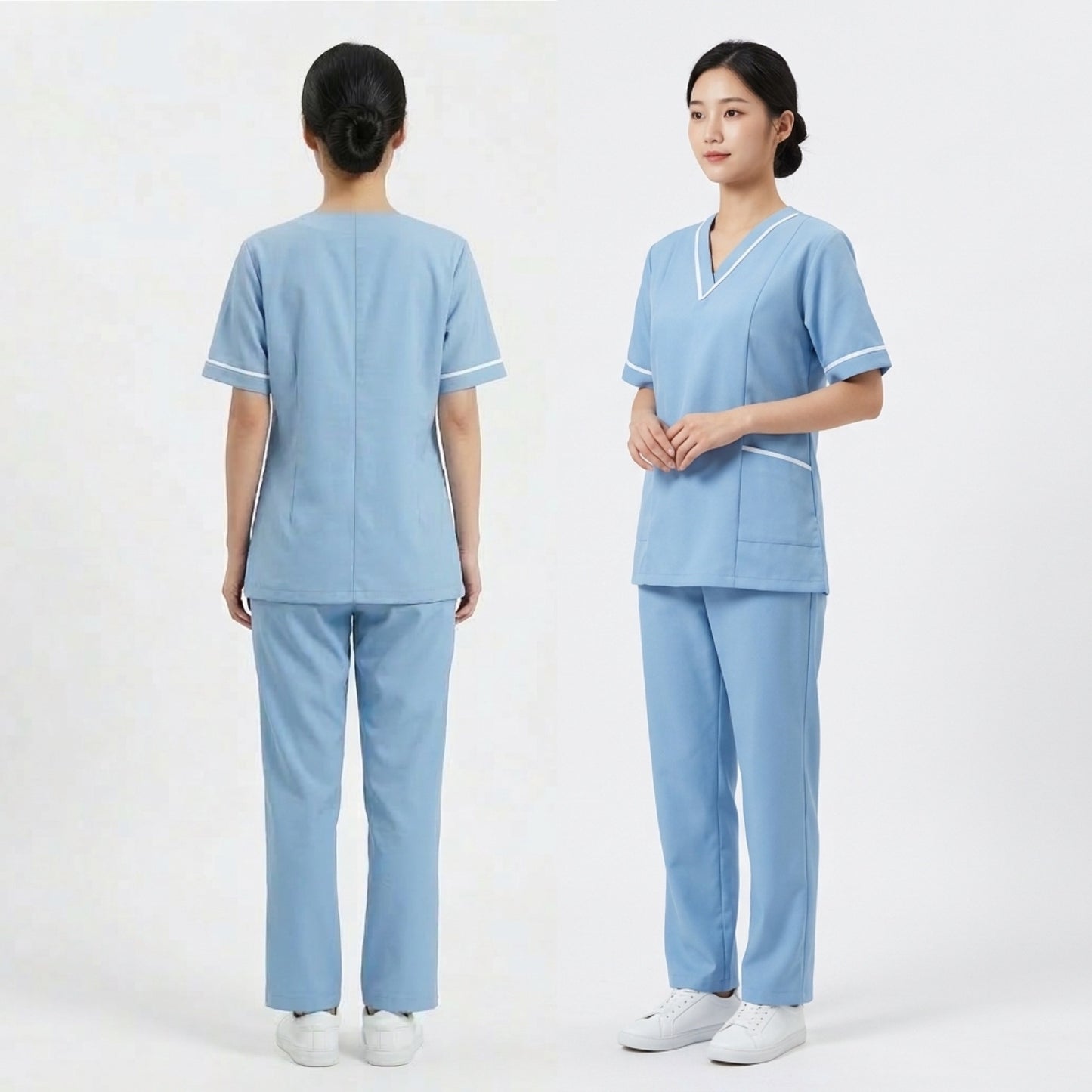 Light Blue Short Sleeve Uniform