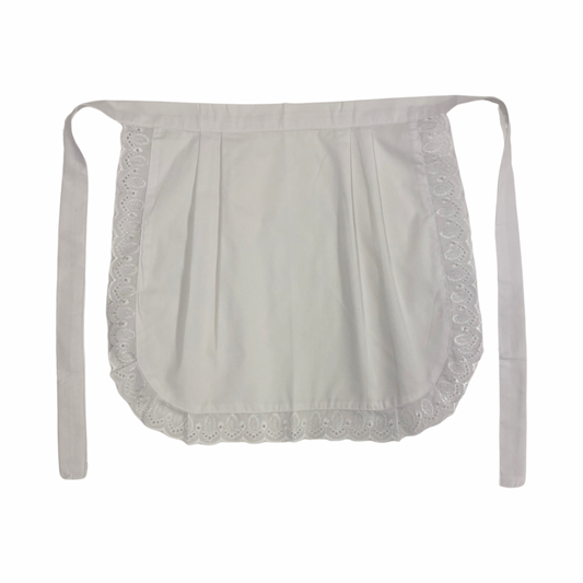 White Waist Apron