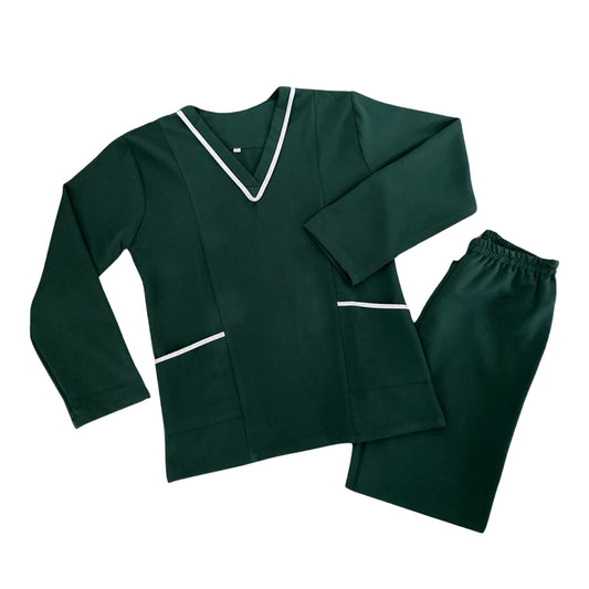 Dark Green Long Sleeve Uniform