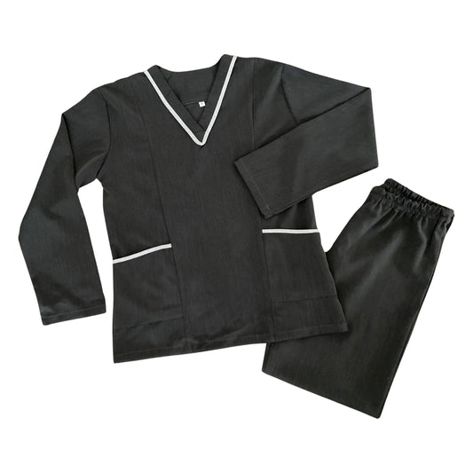 Charcoal Long Sleeve Uniform