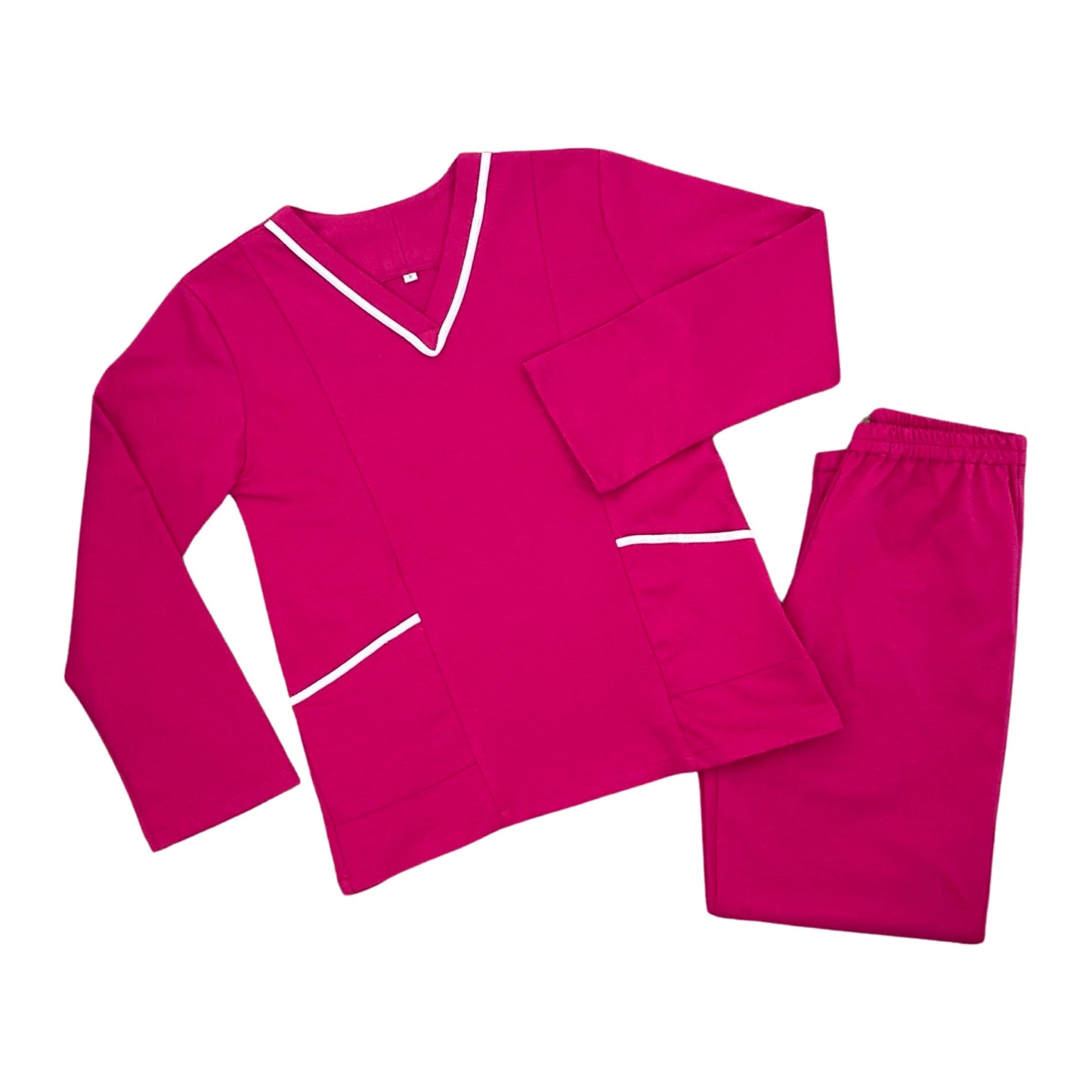 Fuchsia Long Sleeve Uniform