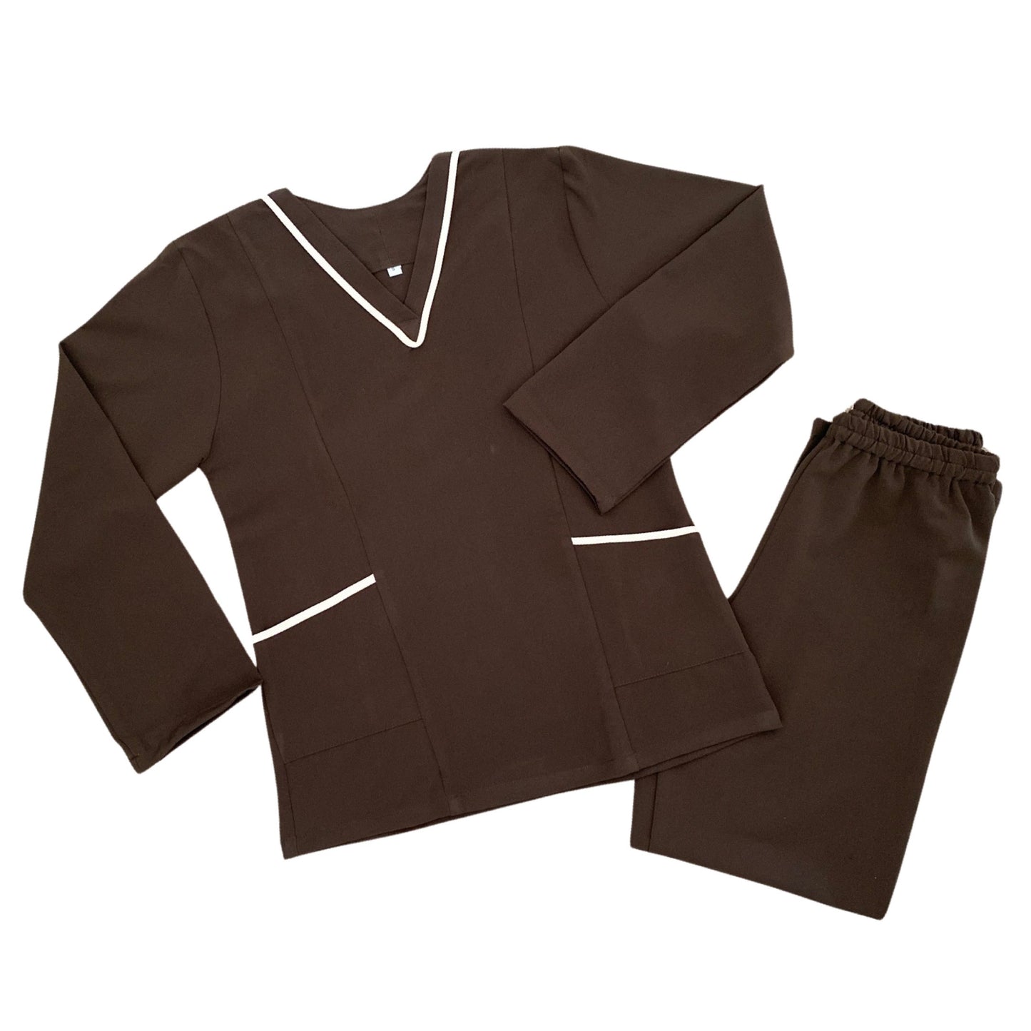 Dark Brown Long Sleeve Uniform